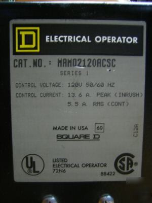 Square d top mounted electrical operator MAMO212OACSC