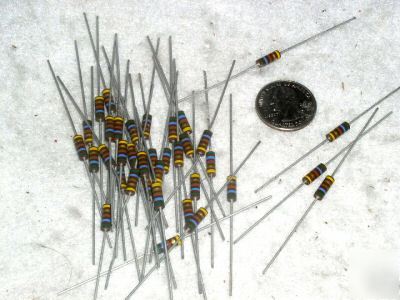 36 vintage carbon comp 560 ohm 1/2 w watt mil resistor
