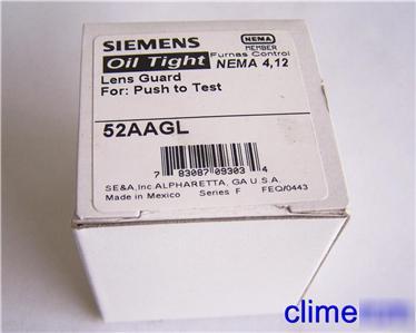 5 siemens oiltight push to test lens guard 52AAGL 