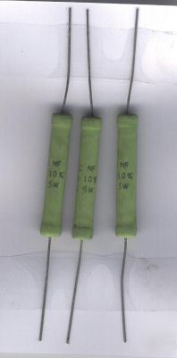 5 watt mallory metal 8.2K ohm film resistor lot of 3