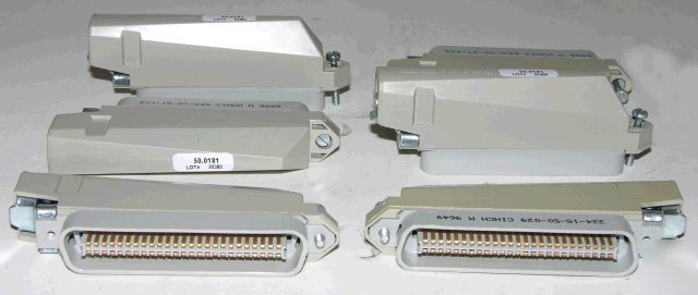 Lot of 6 cinch connectors 224-15-50-029 m-9649