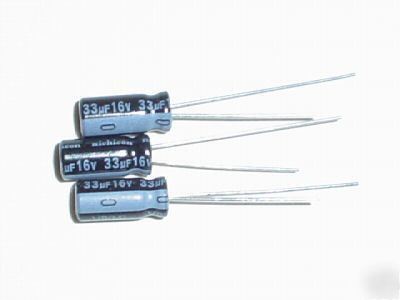 New 1000PCS nichicon 16V 33UF uvr radial capacitors 