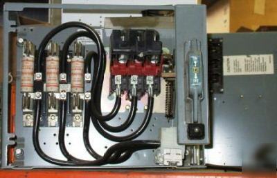 Sqd model 4 mcc bucket 80A fused disconnect with fuses