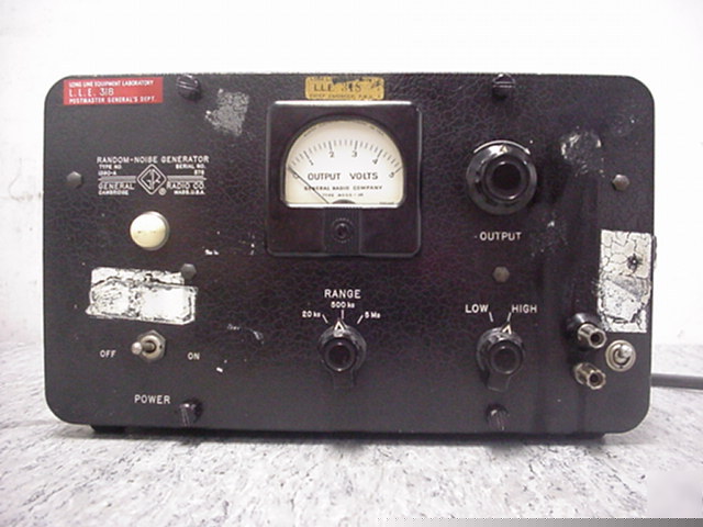 General radio 1390-a random noise generator *tested*