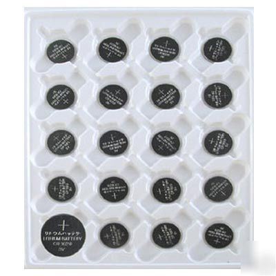 20 CR1620 coin cell 3V lithium batteries KCR1620 L08