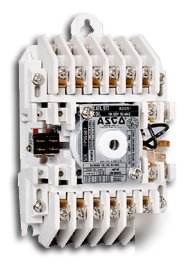 Asco 917 lighting contactor, 6 pole, mechanically held