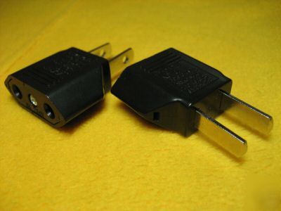 Charger plug adaptor convertor euro > usa canada socket