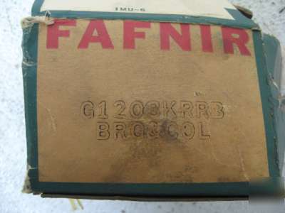 Fafnir G1203KRRB wide inner ring ball bearing