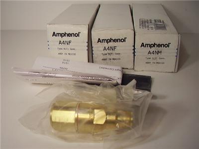 New lot amphenol txl coaxial connectors A4NF type n