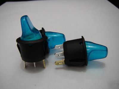 PKG100,snap-in off/on blue lighted car/boat switch,BL9H
