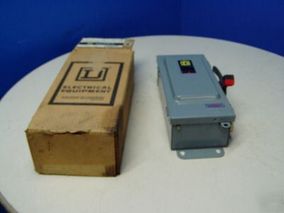 Square d heavy-duty safety switch m/n: h-221-awk - 