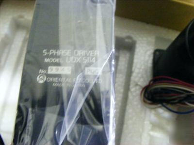Super vextra 5 phase step unit stepping motor&drive 
