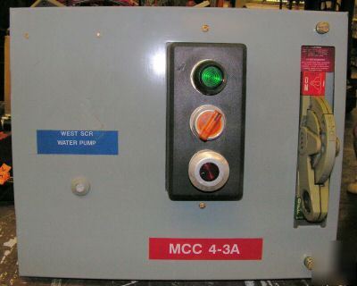 Ab 2100 mcc size 1 starter 7 amp breaker with door