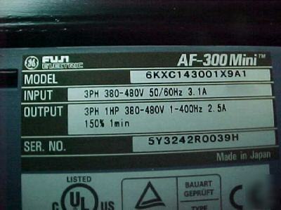 Ge fuji af-300 mini ac 2HP adjustable frequency drive 