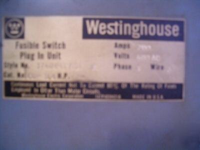 Westinghouse buss plugs