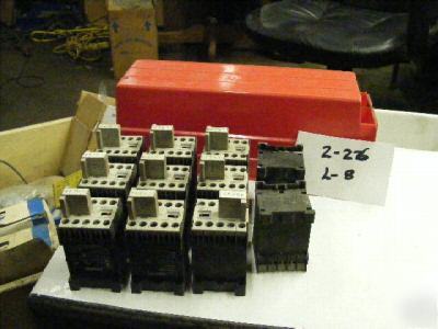 19 siemens mixed lot 3TF20010BB4 contactor/3TX44900D