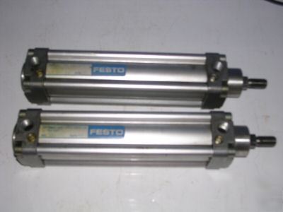 (2) festo air cylinders, 40MM by 125MM dnu-40-125-ppv-a