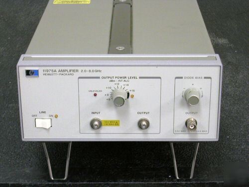 Agilent 11975A leveling preamp hewlett packard