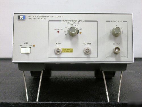 Agilent 11975A leveling preamp hewlett packard