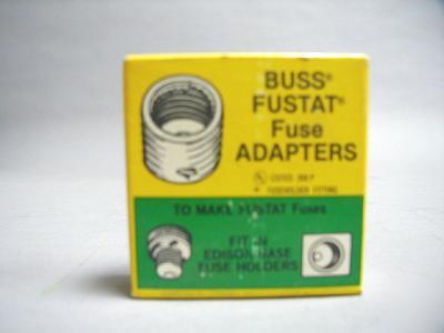 Buss bussman fustat adapters SA10 box of 4 adaptors 