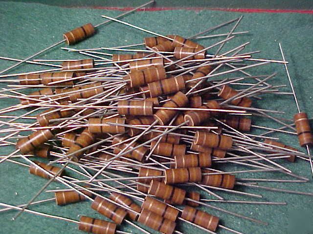 100 ohm resistors 1W 5% cc allen bradley / other brands