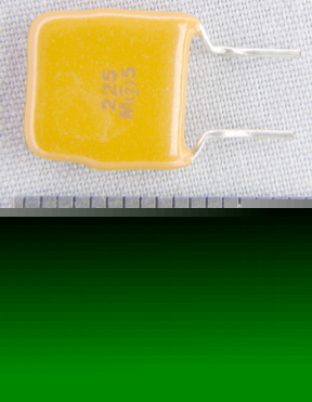 100 sprague 2.2UF radial through hole capacitors