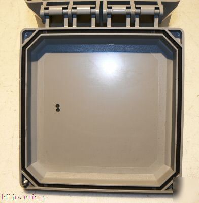Carlon 6X6X4 nema 12/4X circuit safe enclusre box