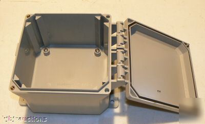 Carlon 6X6X4 nema 12/4X circuit safe enclusre box