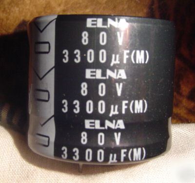 Elna ce 80V 3300UF capacitor 4PCS