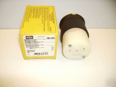 New hubbell plug connector HBL2823 L22-30R 277/480 2823 
