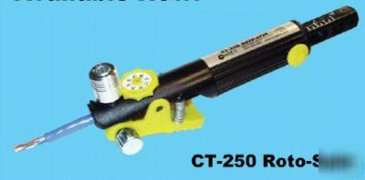 Seatek ct-250 roto-spin cat 5 datacom stripper