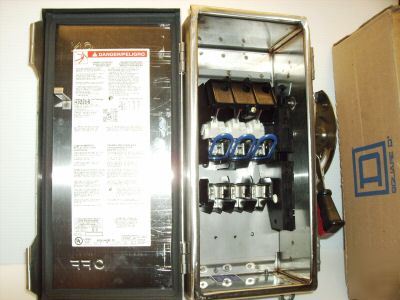 Square d safety switch disconnect stainless H322DS 