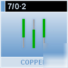 Equipment wire 7/0.2 type 2 10 metres - green