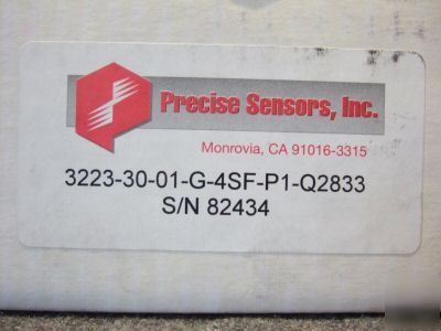 Precise sensors 3223-30-01-g-4S xdcr press 0-30 pos .1