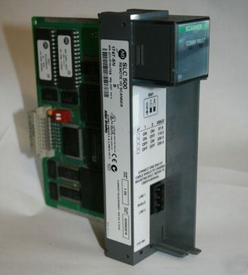 Allen bradley slc 500 1747-sn remote i/o scanner (102