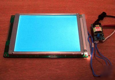 New 320240 320X240 standard lcd module blue-white, ccfl