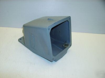 Hubbell pin & sleeve receptacle back box 60 amp BB60-1W
