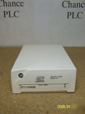 New in box 2711-NM28 allen bradley 2711NM28 a-34