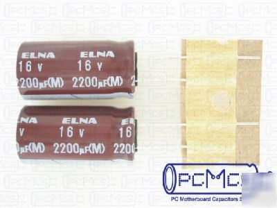 6 elna 16V 2200UF make in japan first class capacitor