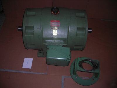 75 h.p. general electric induction motor â€“ dual shaft