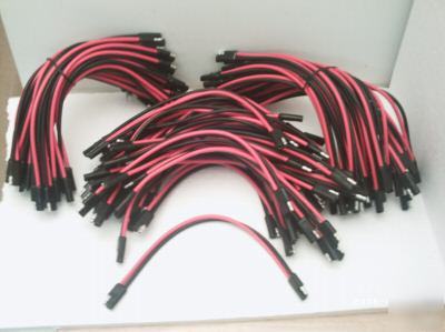 90+ 10AWG red+black hd polarized cables fit mot maxtrac