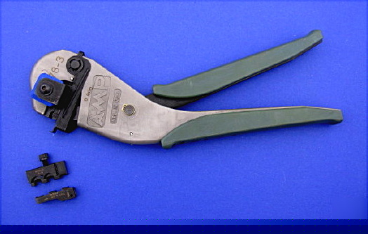 Amp ultra-fast hand crimper and dies 14 - 22 awg nice