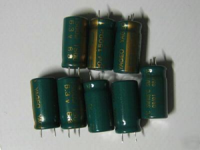 Low esr capacitor 1500UF 6.3V motherboard repair 8 pcs