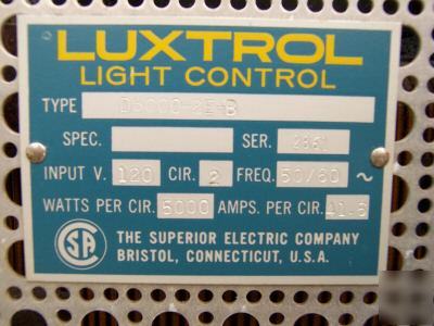 Luxtrol variac lighting controller