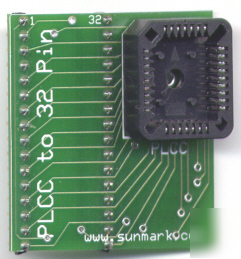 New 32 pin plcc to 32 dip adapter kit - brand 