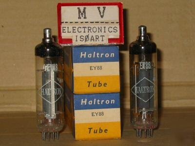2 tubes EY88 haltron - valvole rÃ¶hren lampes 