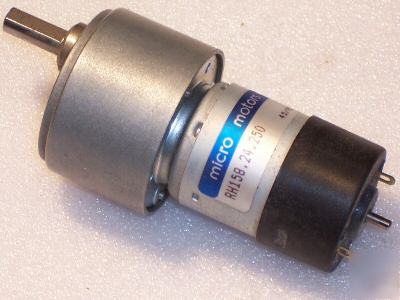 New micro motor 24V dc gearmotor RH158.24.250 21-26 rpm 