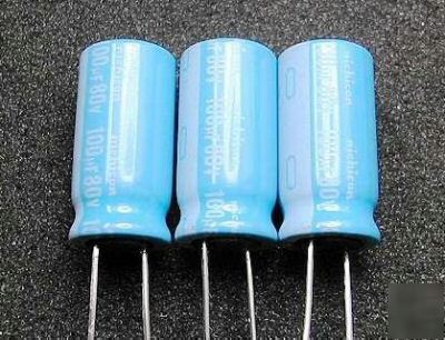 10 x nichicon muse bt 100UF 80V nos