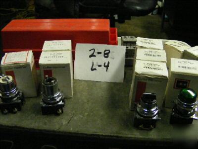 9 cutler hammer mixed lot selector switch 