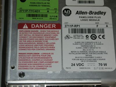 Allen-bradley 2711P-T7C4D1/a 2711PT7C4D1 series a 